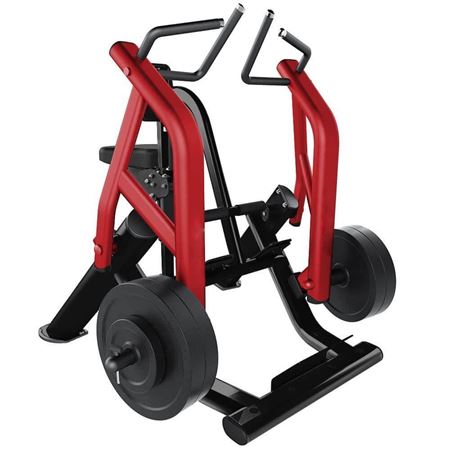 plate loaded seated row machine