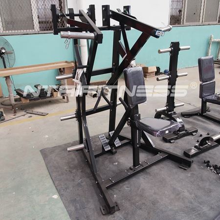 plate loaded low row machine