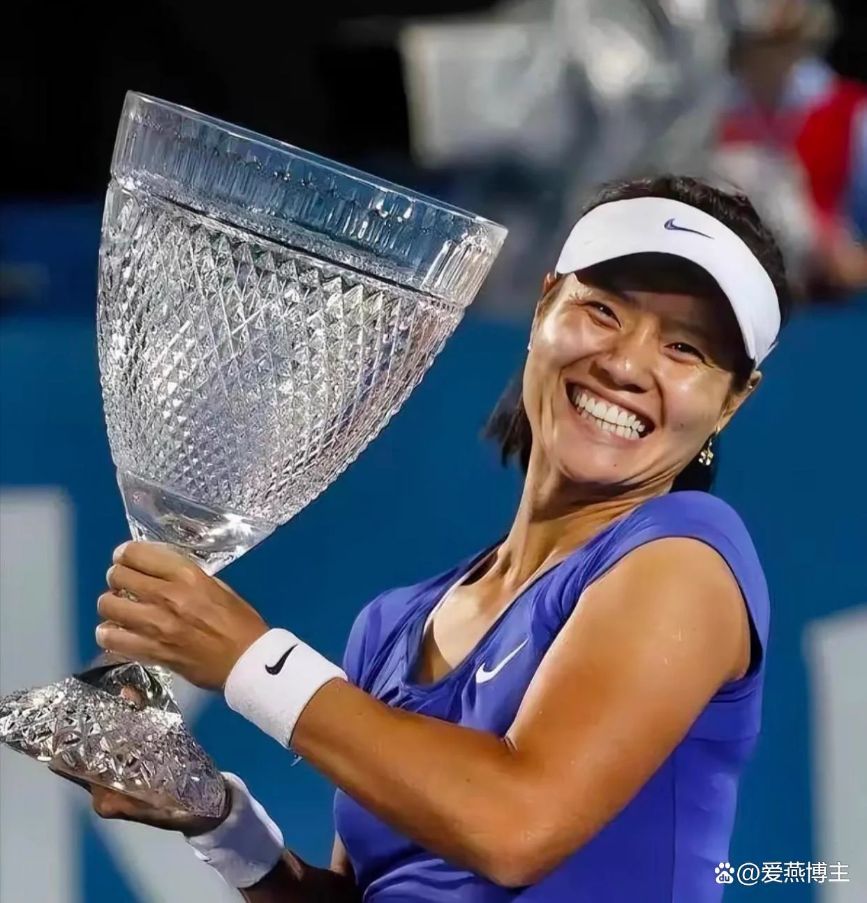 Li Na at the peak of her career, after winning the 2014 Australian Open