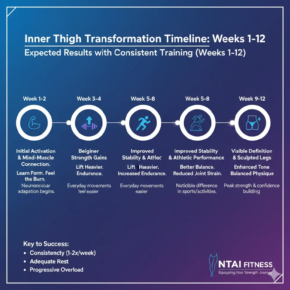 Infographic: Timeline of expected results (Weeks 1–12)